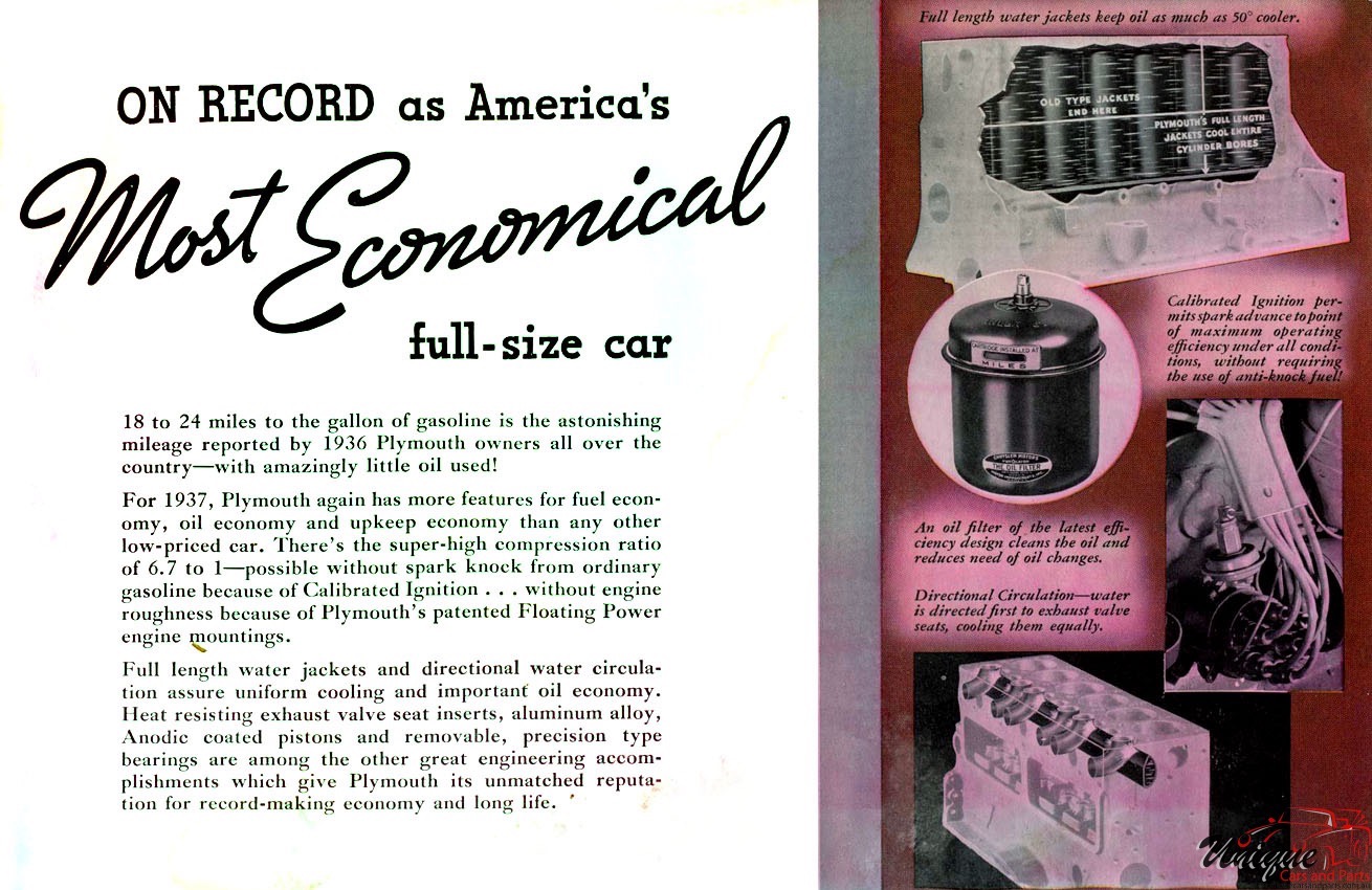 1937 Plymouth Brochure Page 8